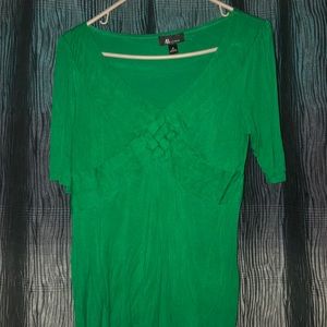 Green Tunic Top